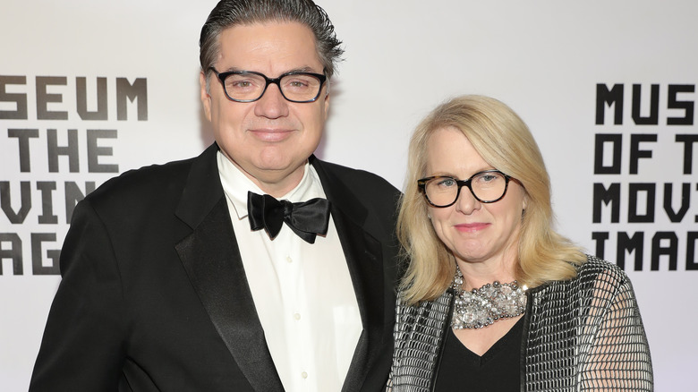 Oliver Platt with Camilla Campbell