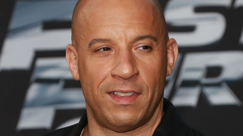 Vin Diesel at a premiere