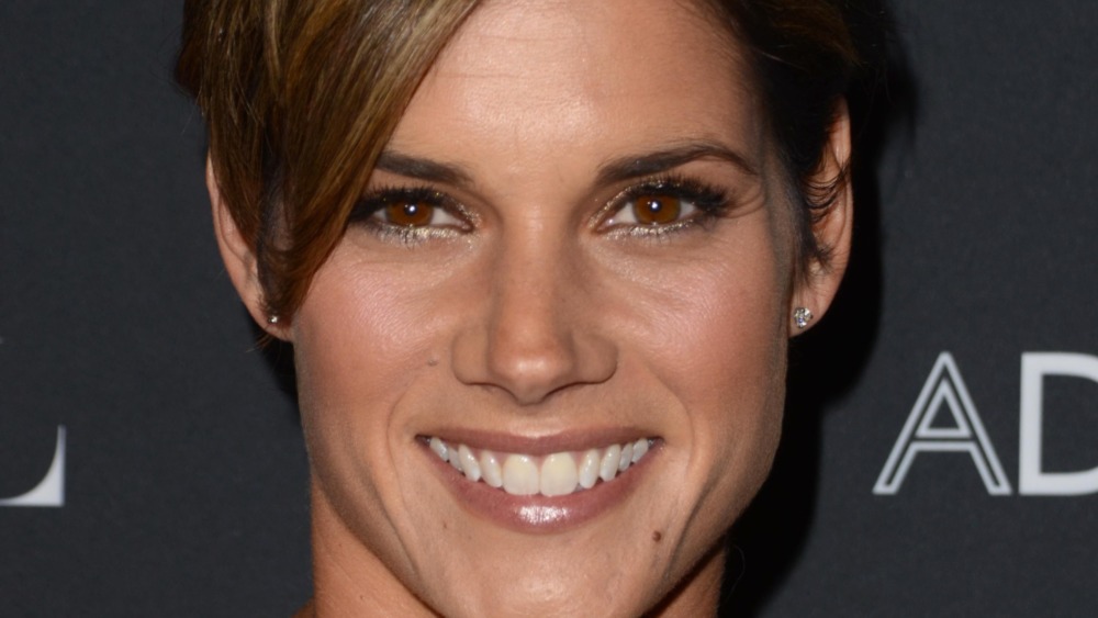 Missy Peregrym, smiling