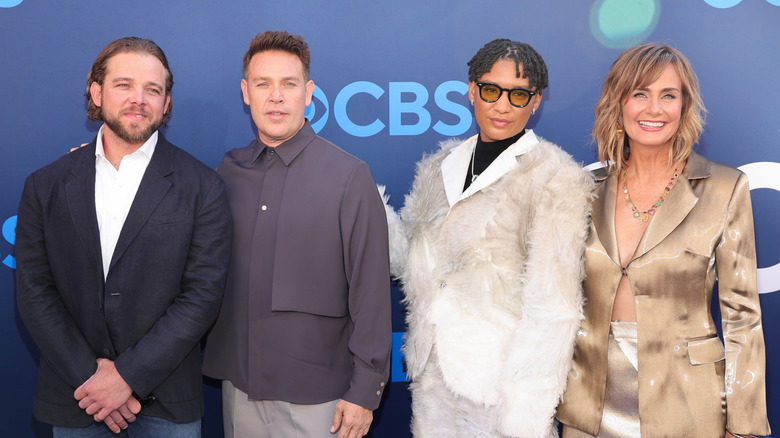 Max Thieriot, Kevin Alejandro, Jules Latimer, and Diane Farr arrive at CBS Fest
