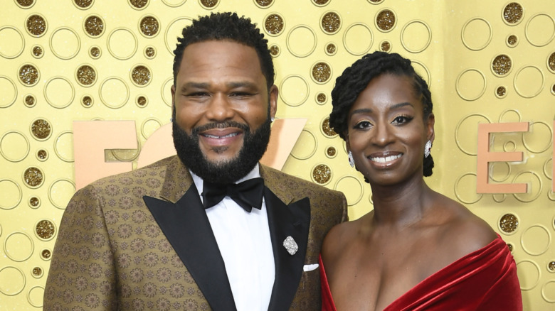 Anthony Anderson and Alvina Stewart smiling 
