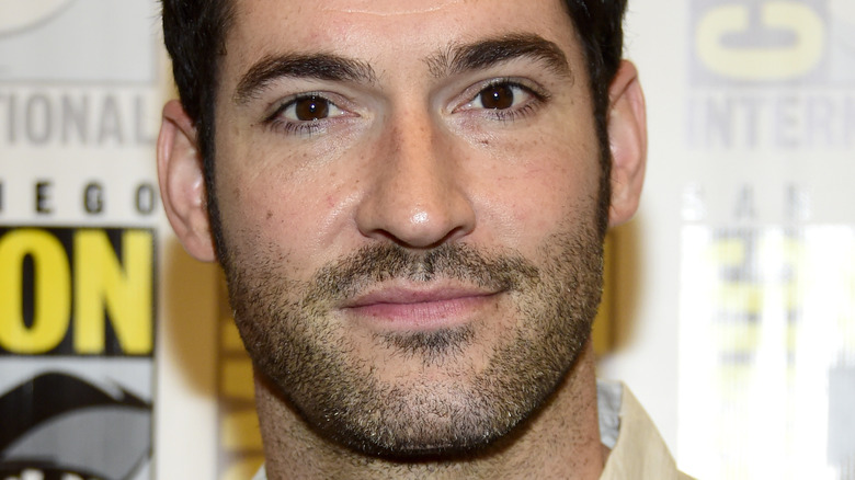 Tom Ellis attends a "Lucifer" press event in 2016