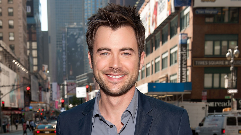 Matt Long in Times Square