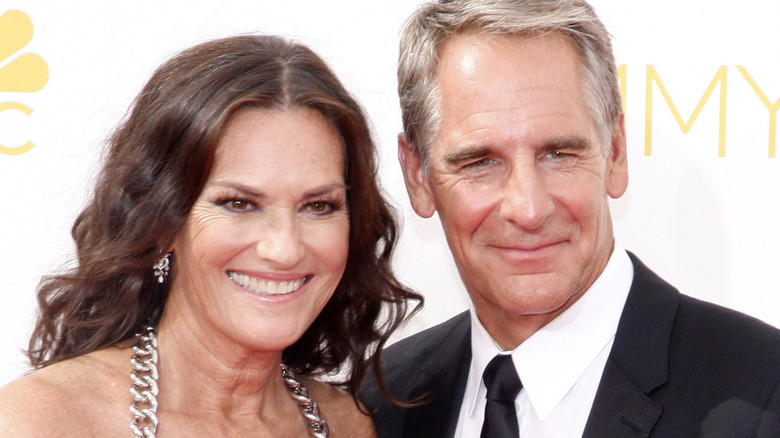 Chelsea Field and Scott Bakula smiling