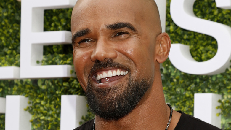 Shemar Moore laughing