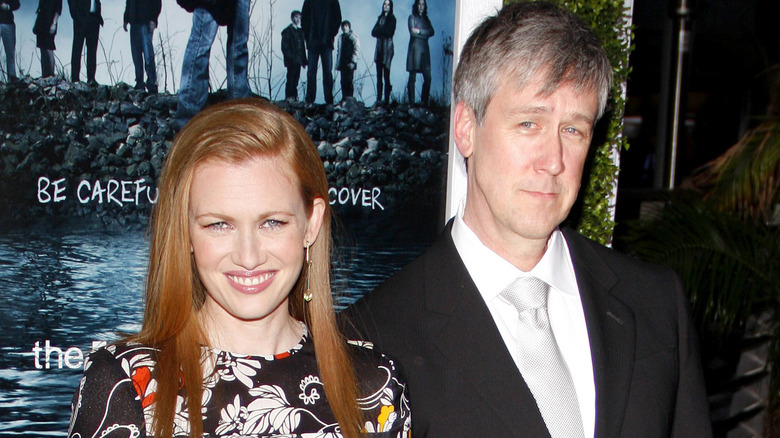 Alan Ruck and Mireille Enos at a premiere 