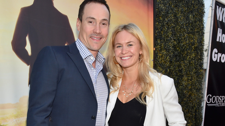 Chris Klein and Laina Rose Thyfault at an event