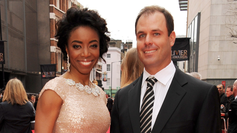 Heather Headley and Brian Musso at an event