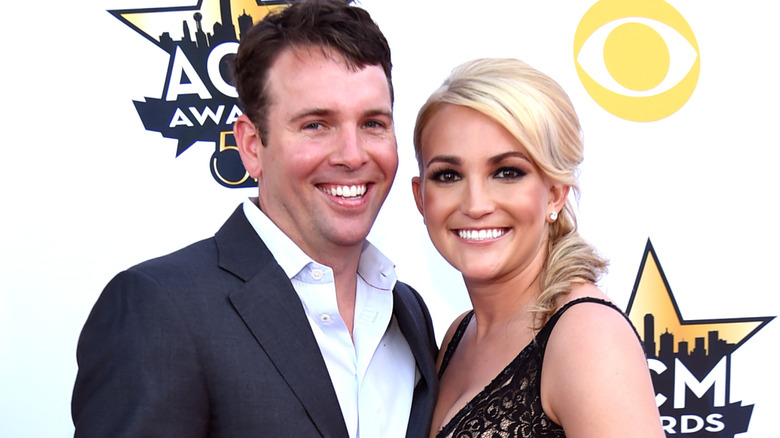 James Watson and Jamie Lynn Spears at an event