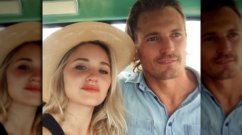 AJ Michalka and Josh Pence selfie