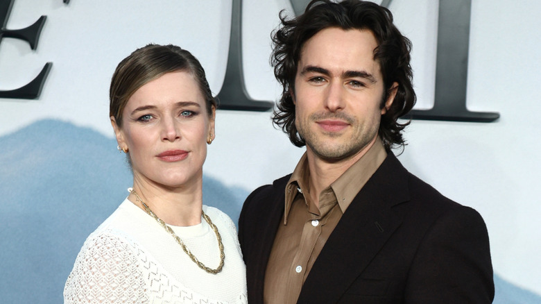 Kate Hewitt and Ben Schnetzer at "The Madison" UK Premiere