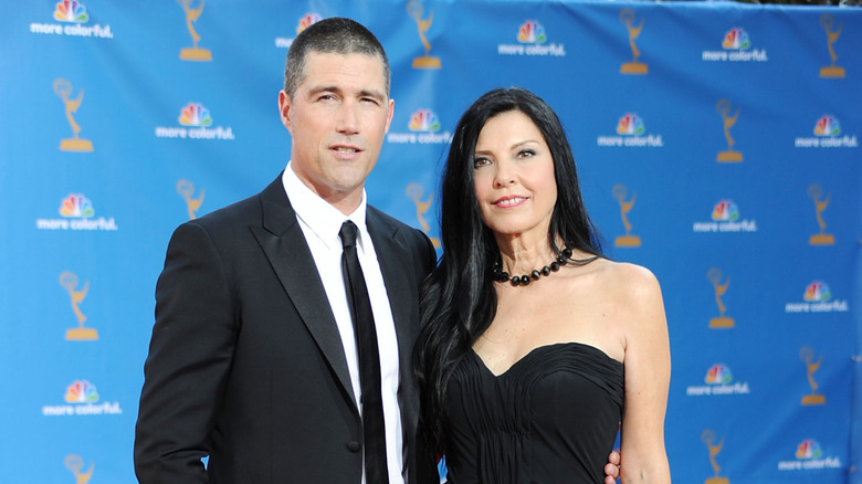 Matthew Fox and Margherita Ronchi at 62nd Annual Primetime Emmy Awards