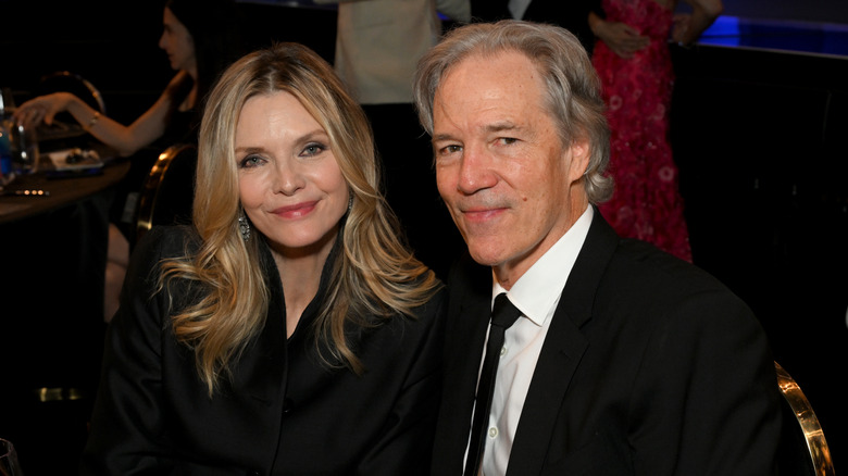 Michelle Pfeiffer and David E. Kelley at 49th AFI Life Achievement Award