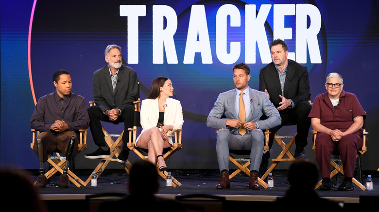 The main cast of Tracker at 2024 TCA Summer Press Tour