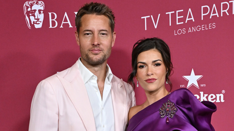Justin Hartley and Sofia Pernas at BAFTA North American Tea Party 2025