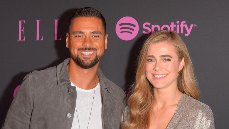 J.R. Ramirez and Melissa Roxburgh attending an Elle Women in Music event
