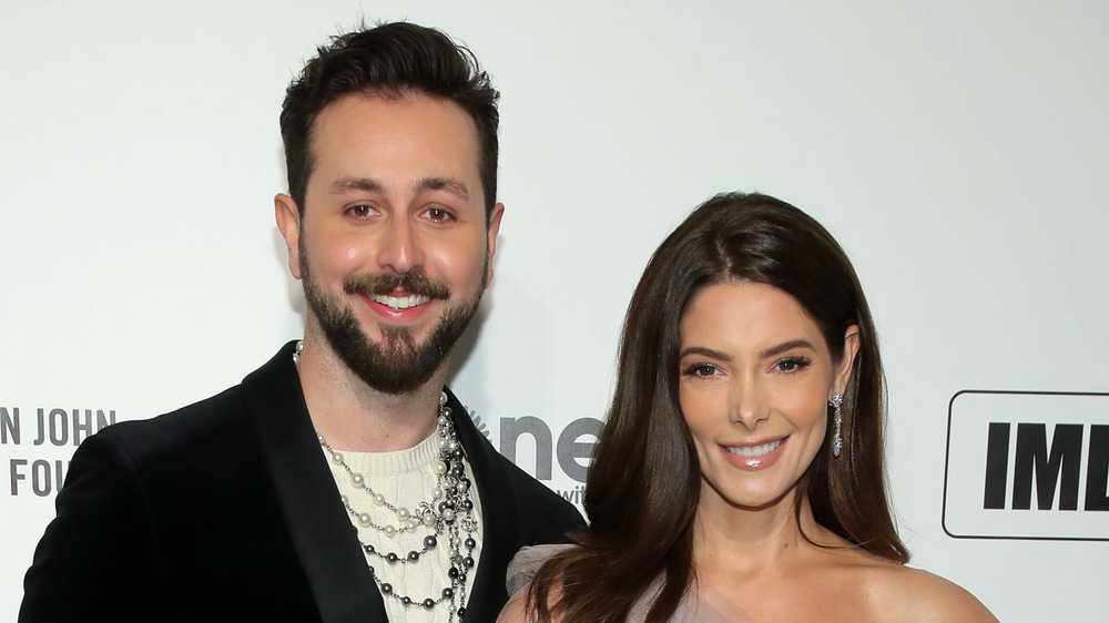 Paul Khoury and Ashley Greene at an event