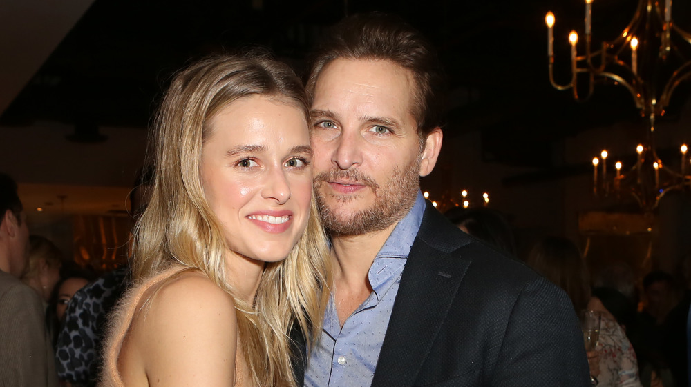 Peter Facinelli and Lily Anne Harrison smiling