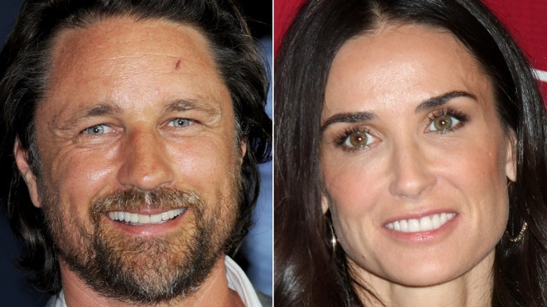 Martin Henderson and Demi Moore smiling