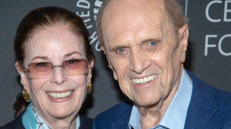 Bob Newhart and Ginny Newhart smiling