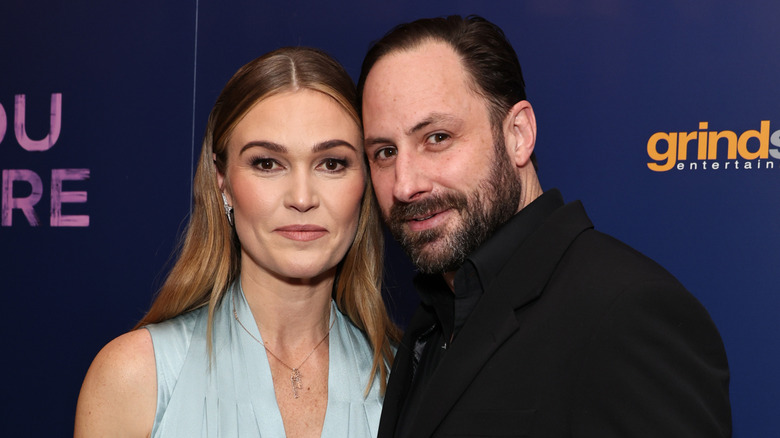 Julia Stiles and Preston Cook on the red carpet