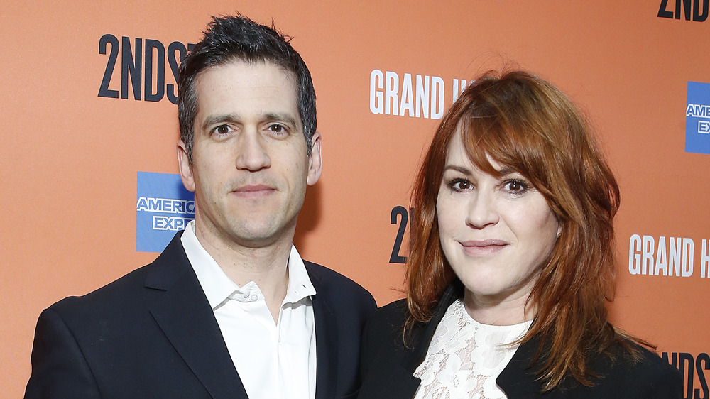 Panio Gianopoulos and Molly Ringwald smiling 