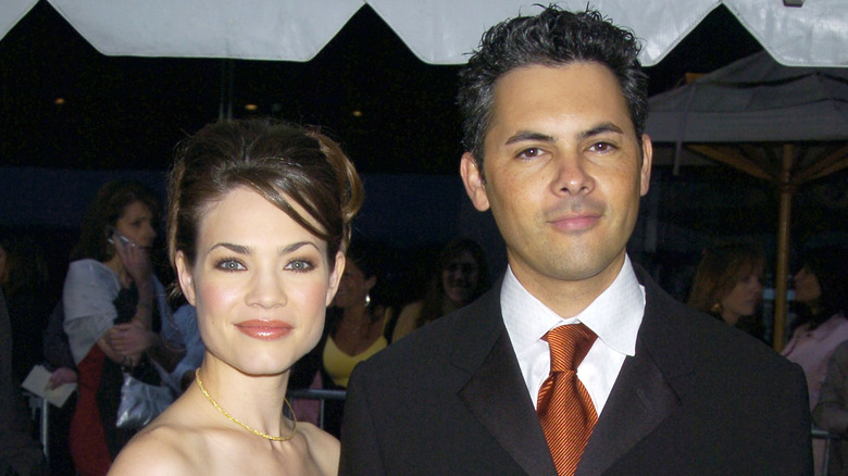 Michael Saucedo and Rebecca Herbst smiling