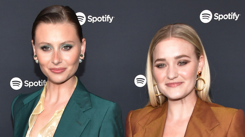 Aly and AJ at a Spotify event