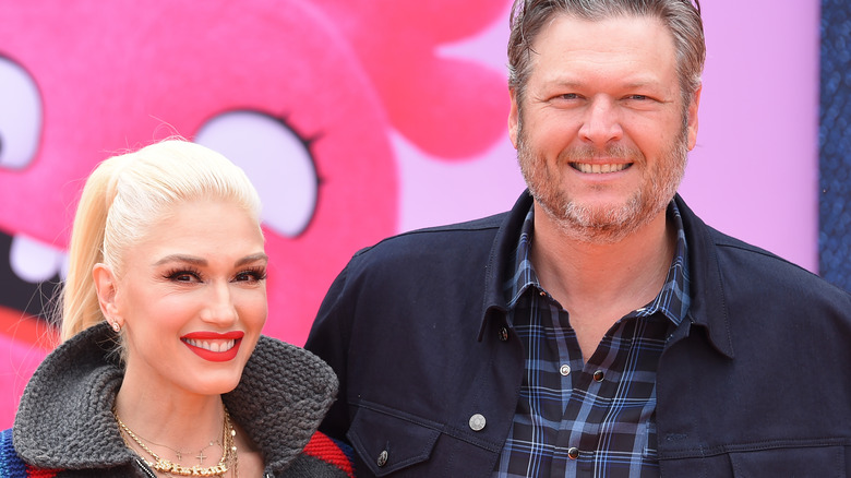 Gwen Stefani and Blake Shelton at Ugly Dolls premiere