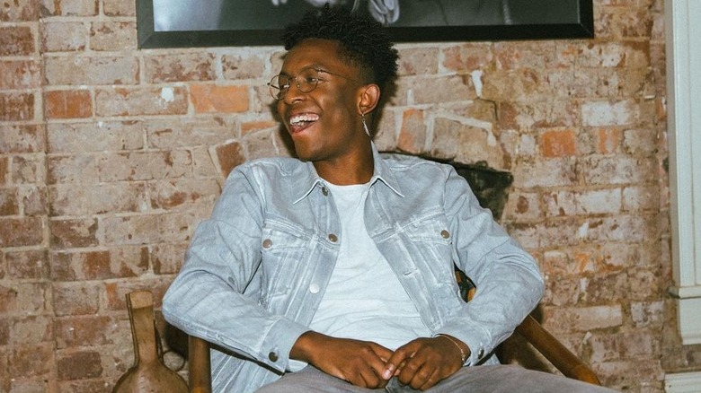 Breland smiling