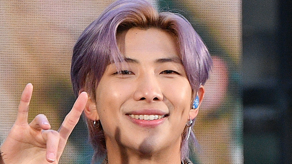 BTS RM waves fans Rockefeller 