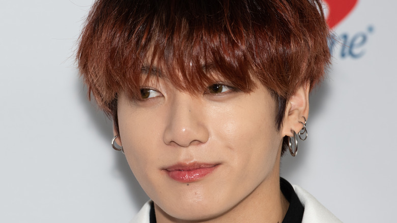 BTS's Jungkook smiles on the red carpet