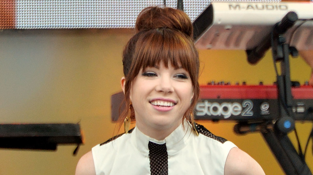 Carly Rae Jepsen performing 