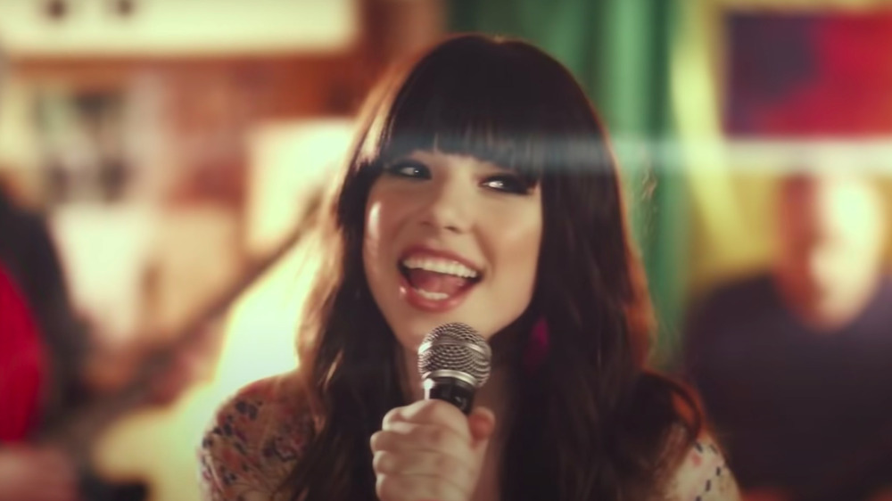 Carly Rae Jepsen in the "Call Me Maybe" video