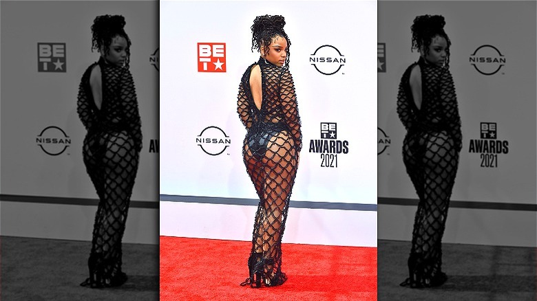 Chloe Bailey red carpet