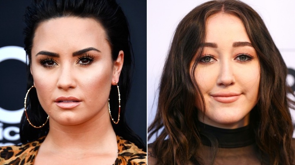 Demi Lovato and Noah Cyrus at events 