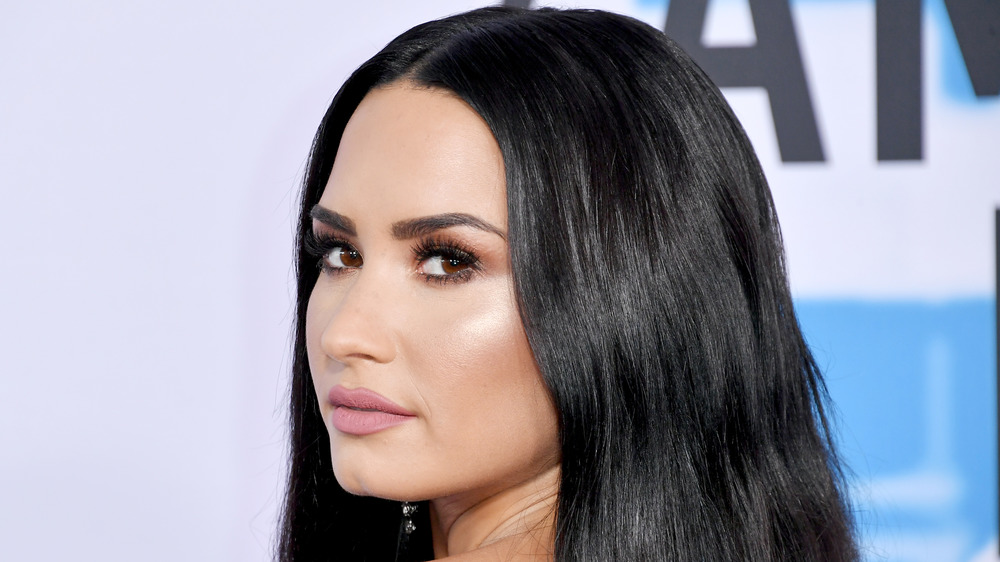 Demi Lovato at the 2018 American Music Awards