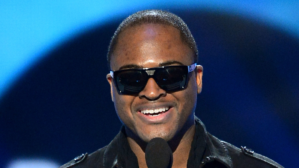 Taio Cruz wearing sunglasses 