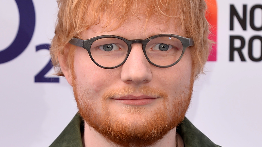 Ed Sheeran smiling 