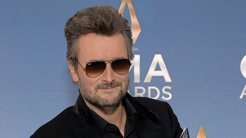 Eric Church posing in sunglasses