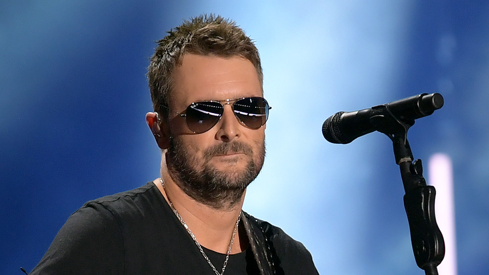 Eric Church performs at a festival 