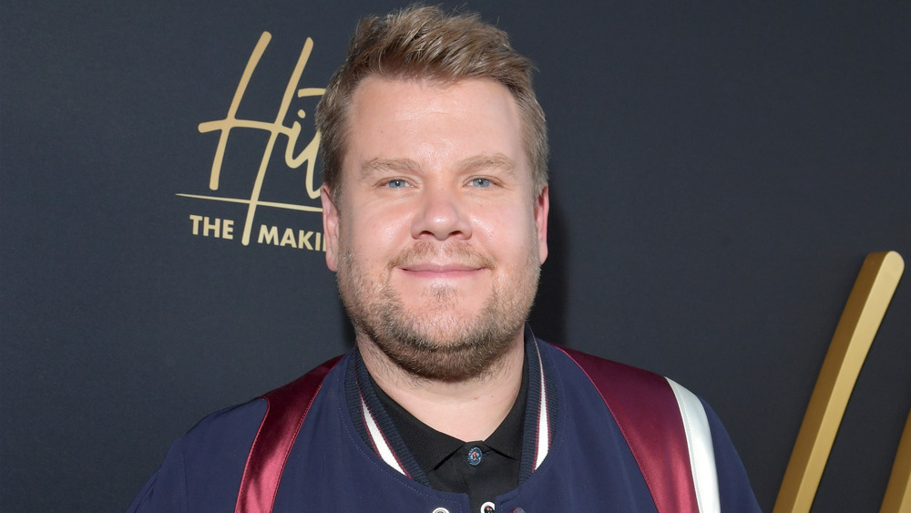 James Corden smiling at the camera