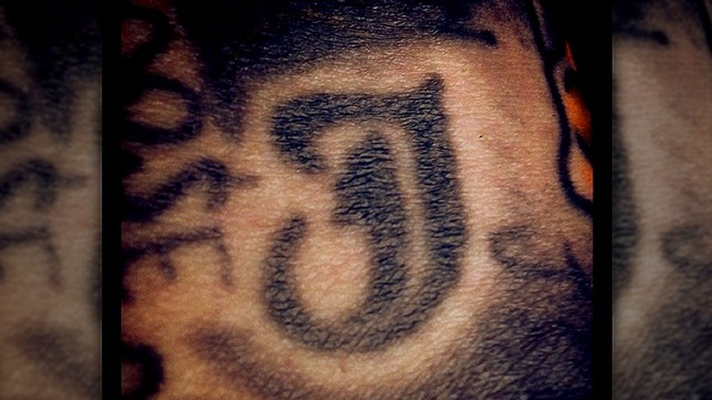Kat Von D's first ever tattoo