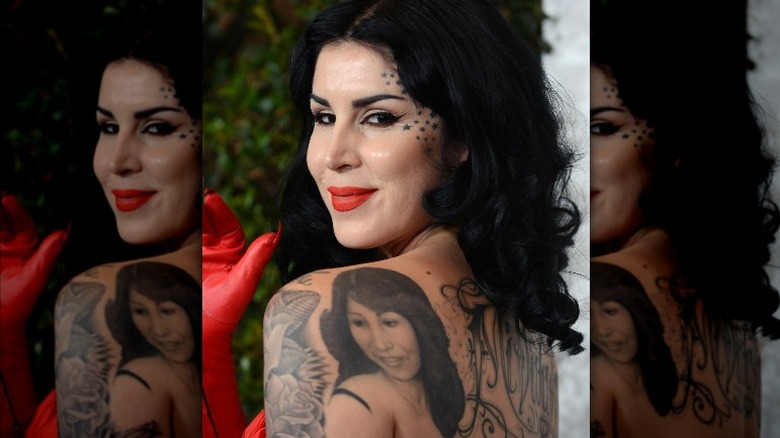 Kat Von D tattoo of her mom