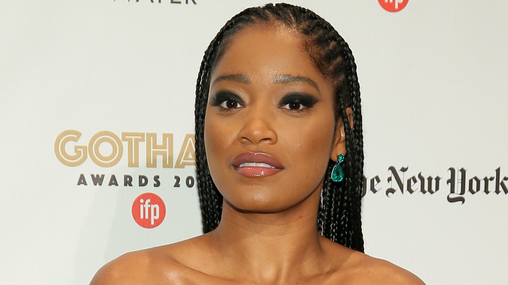 Keke Palmer Flaunts Her Legs  Tattoo in a Skimpy ChiliPrinted Bodysuit  While Dancing