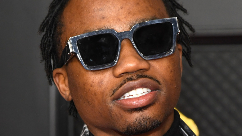 Roddy Ricch wearing sunglasses