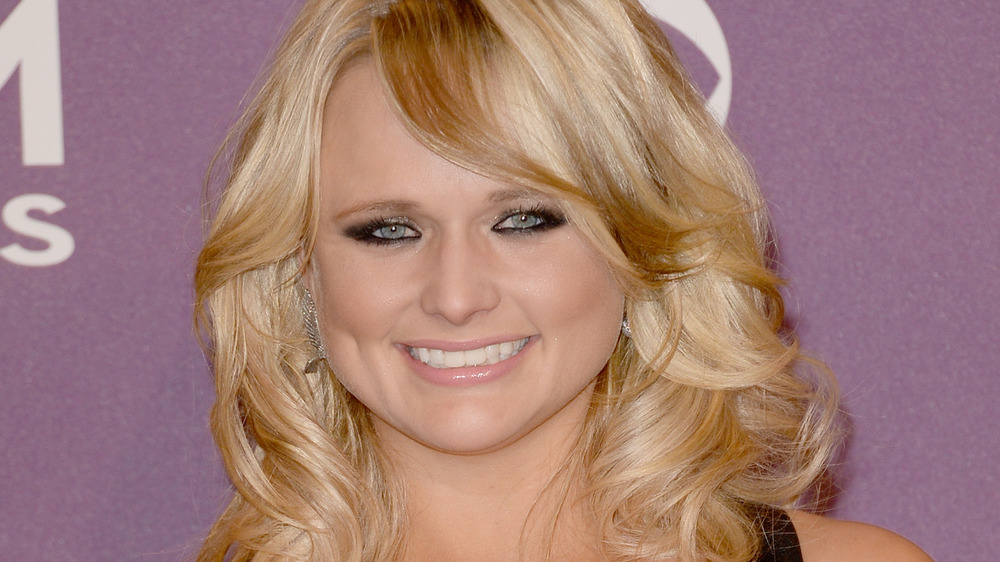 Miranda Lambert smiling at an event