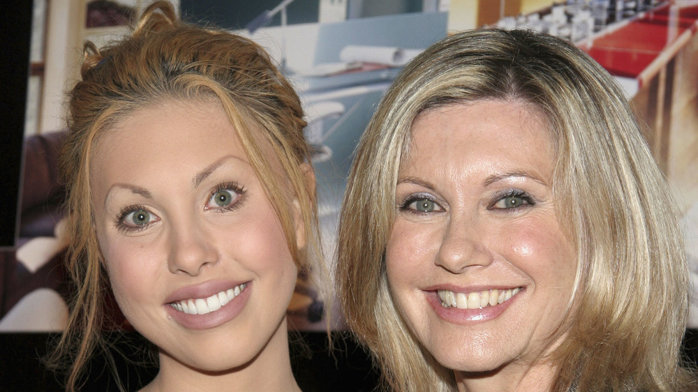 Olivia Newton-John with her daughter, Chloe Lattanzi