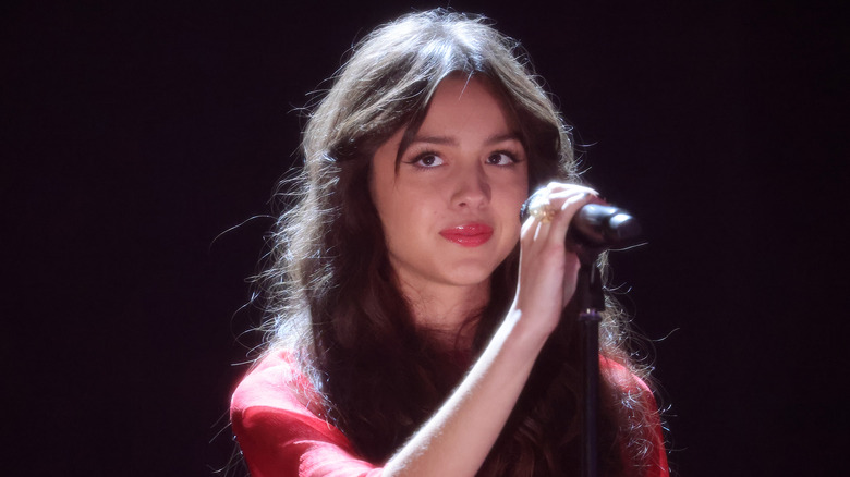 Olivia Rodrigo performing in 2021 