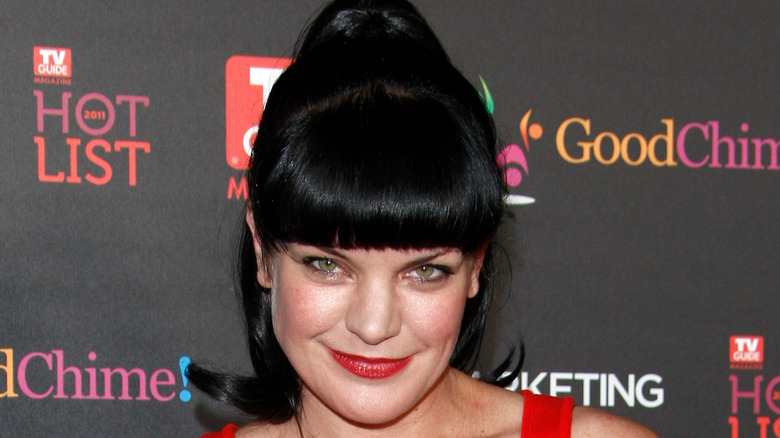 Pauley Perrette on the red carpet